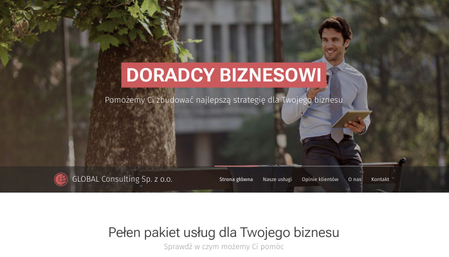 Szablon dla konsultantów biznesowych