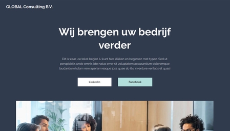 Algemeen Zakelijk Website Sjabloon