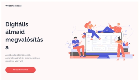 Webtanácsadás sablon