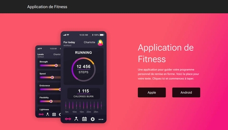 Modèle : Application de Fitness