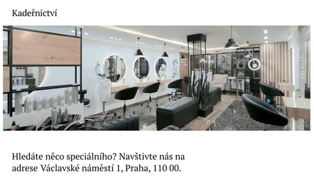 Šablona: Kadeřnictví