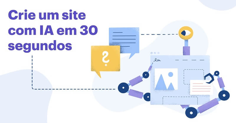 Criar um site com IA