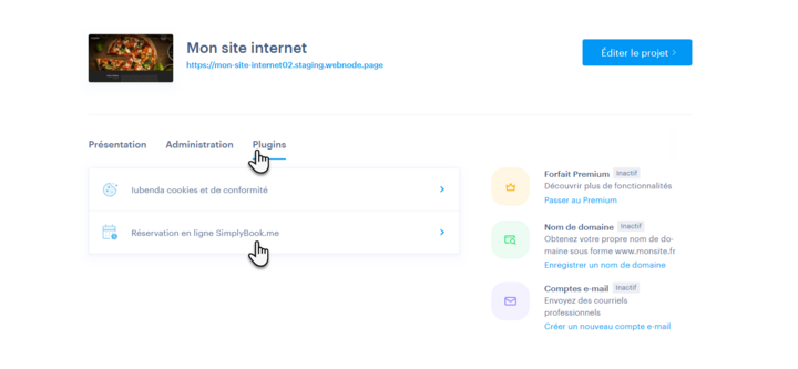 plugin réservation en ligne