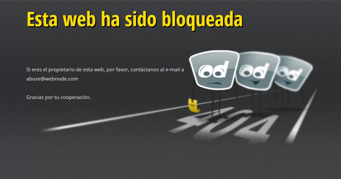 Esta web ha sido bloqueada