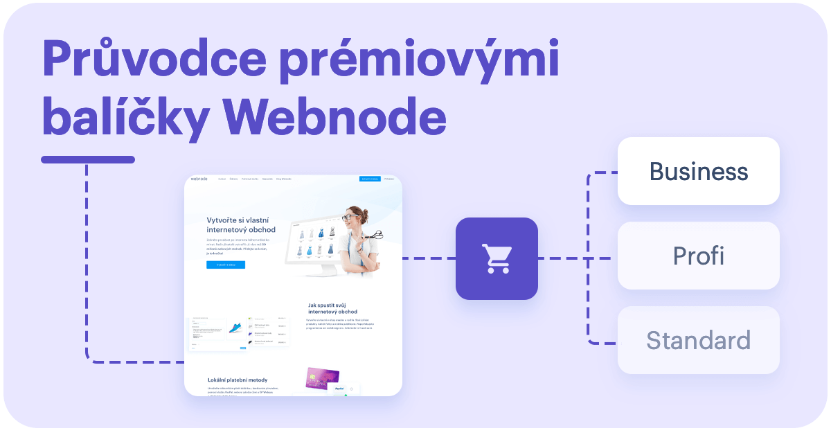 E-shop Webnode průvodce prémiovými funkcem