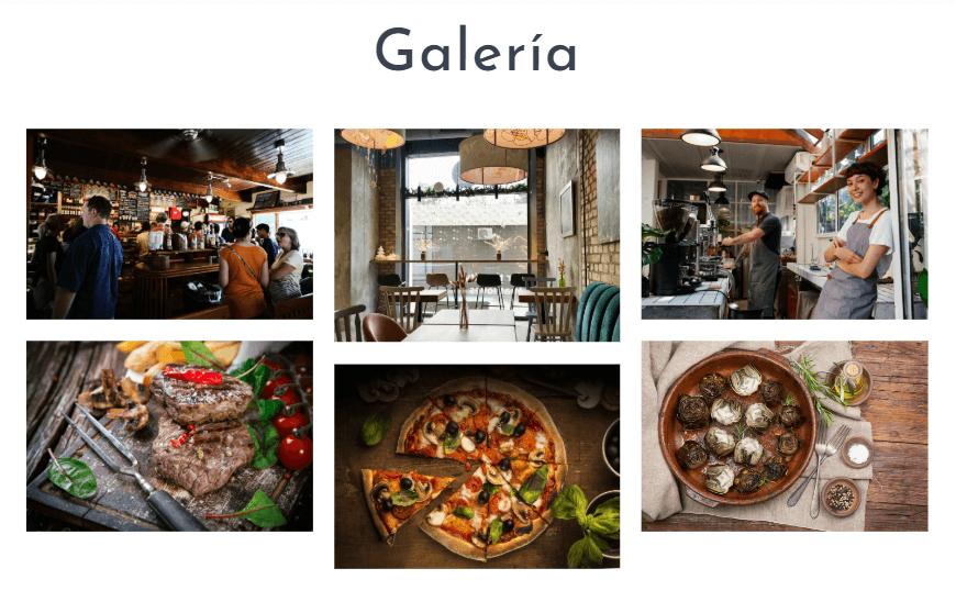 Galería de fotos de la comida