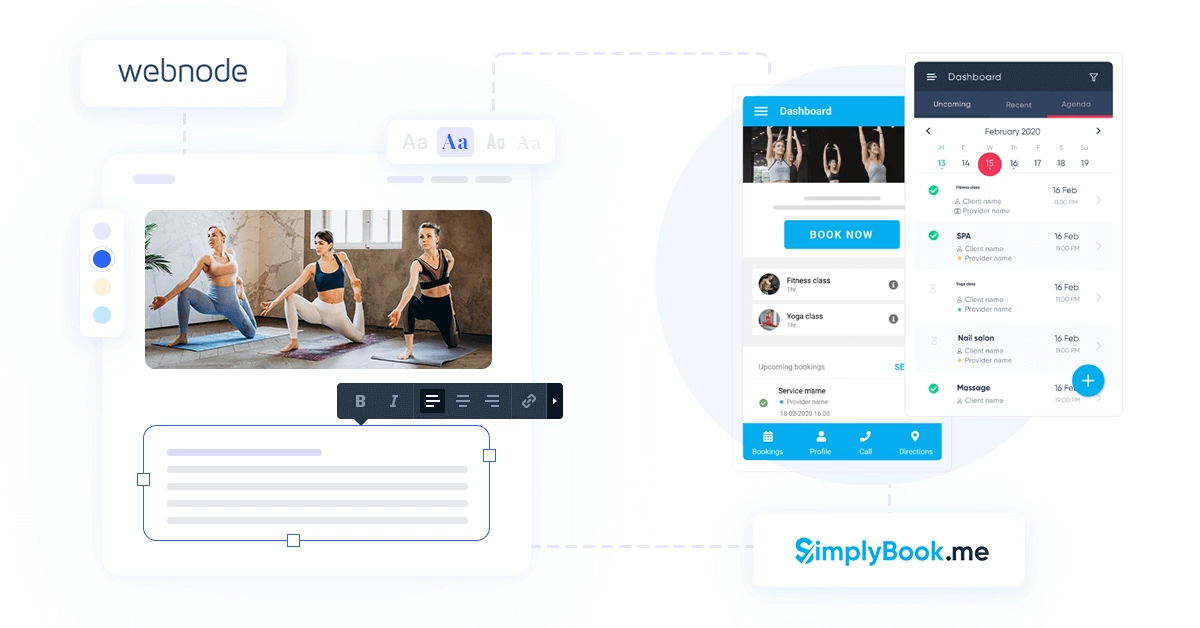 Webnodeではオンライン予約システムをオファー中