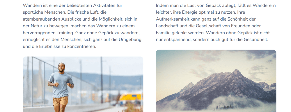 Ergebnisse des kurzen KI-Prompts