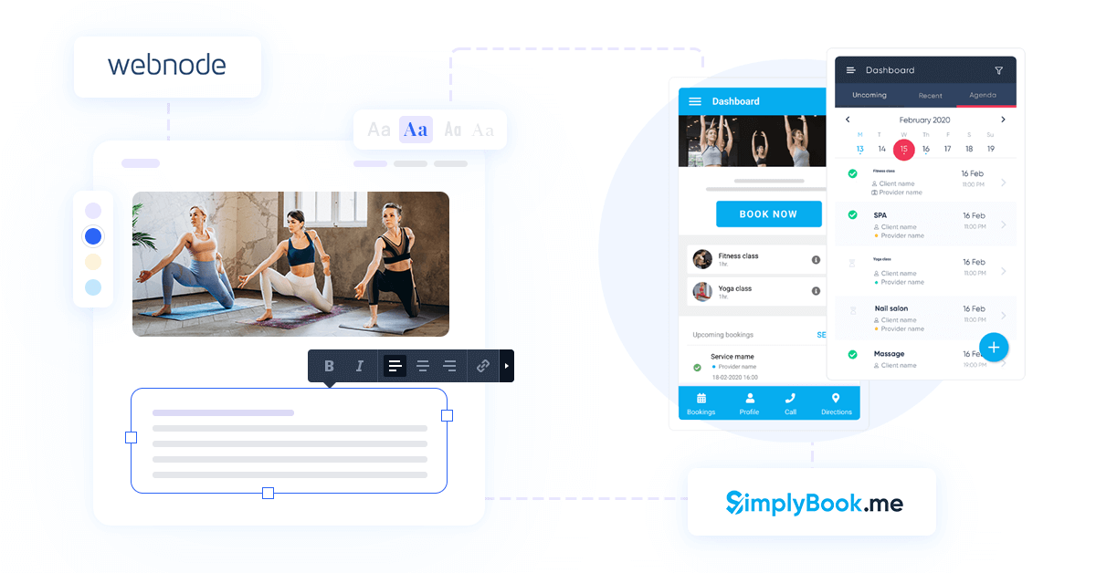 Webnode má rezervační systém na web