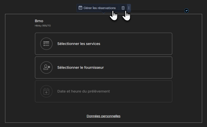 gérer les réservations